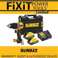 DeWalt DCD805H2T 18v XR Brushless Powerstack Combi Drill & 2 x 5ah Batt Kit RW