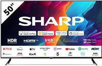 Sharp 50FJ2K 4K Ultra HD LED HDR 50'' Roku Smart TV with Freeview Play B+
