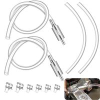2 Car Brake Bleeding Kit Clutch Brake Bleeder Hose One Way Valve Motorcycle Tool