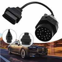 20 Pin to 16 Pin OBD2 Adapter Connector Scanner Cable For BMW E36 E46 E38 E39UK
