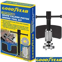 Goodyear Right Handed Brake Caliper Piston Rewind Tool Kit Set Wind Back Kit