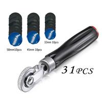 Effective Tire Repair Kit 30 Pcs Rubber Patches Convenient and Long Lasting Fix