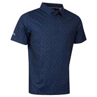 Callaway Golf Mens All Over Drive Polo Shirt - Peacoat - S - S Regular