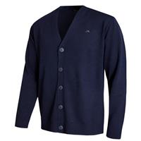 J.Lindeberg Mens Lucas Knitted Cardigan Cardigan - JL Navy - M - M Regular