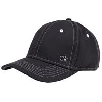 Calvin Klein Mens Performance Mesh Baseball Cap - Black/Silver - One Size