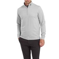 Footjoy Mens Glen Plaid Print Midlayer Golf Sweater - Grey - XXL - 2XL Regular