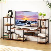 HOMCOM TV Unit for TVs up to 55 Inches, Industrial TV Stand Refurbished