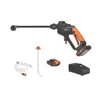 Worx Pressure Washer Cordless 20V 2x2.0Ah Li-Ion Hydroshot Jet Wash Garden Car
