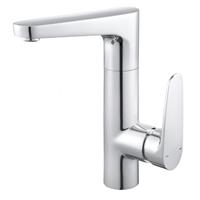 Basin Tap Mono Mixer Chrome Tall Single Lever Ceramic Cartridge Modern Bathroom