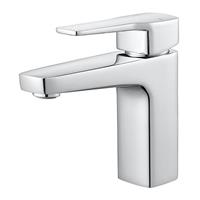 Bathroom Basin Tap Mixer Single Lever Ceramic Cartridge Waste Modern Faucet