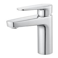 Bathroom Basin Tap Mono Mixer Chrome Single Lever Waste Modern Round Faucet