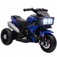 AIYAPLAY Kids Electric Motorcycle Ride-On Toy w/ High-Traction Wheels, Blue