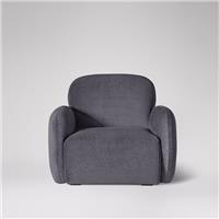 Swoon Briar Maximalist Armchair - Dark Grey Boucle RRP £1019