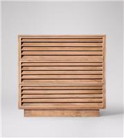 Swoon Cormack Three Drawer Chest of Drawers - Oak Stained Mango Wood RRP &pound;899