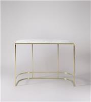 Swoon Sienna Desk - White Marble Brass RRP &pound;519