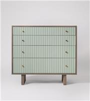 Swoon Katt Four-Drawer Chest of Drawers - Green Mango Wood RRP &pound;699