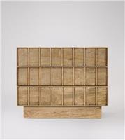 Swoon Sandon Three-drawer Chest of Drawers Oak-Stained Mango Wood RRP &pound;749