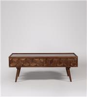 Swoon Terning Coffee Table in Acacia Dark Brown RRP £379