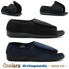 MENS DIABETIC ORTHOPAEDIC WINTER WARM EASY CLOSE WIDE FIT SHOES SLIPPERS SIZE