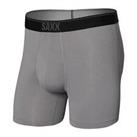 Saxx Quest Quick Dry Mesh Boxer Briefs, Dark Charcoal II - S Regular