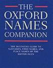 The Oxford Names Companion by Room, Adrian Hardback Book The Cheap Fast Free