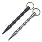 Aluminum Drill Keychain Pen Stick Anti Wolf for Outdoor Camping Hiking Tools