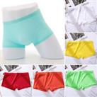 Men Ice Silk Seamless Underwear Sexy Boxers Shorts Panties Briefs Underpants