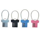 Cute Portable Combination Lock Clothes Padlock For Suitcase Filing Cabinet