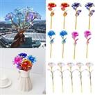 24K Galaxy Rose Colorful Artificial Flowers Rainbow Rose Flower Forever Rose UK