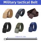 Quick Release Work Belt Tactical Black Men Army Webbing Nylon Military Waistbelt