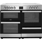Belling Cookcentre110E 110cm Electric Range Cooker 6 Burners A/A Stainless