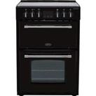 Belling Farmhouse60E 60cm Free Standing Electric Cooker with Ceramic Hob Black
