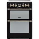 Stoves STERLING600DF Free Standing Dual Fuel Cooker with Gas Hob 60cm Black A/A