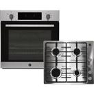 Hoover PHC3B25CXHHW6LK3 Built In Single Ovens & Gas Hob Stainless Steel A+