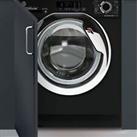 Hoover HBDS485D1ACBE Built In Washer Dryer 8Kg 1400 rpm Black E Rated