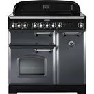 Rangemaster CDL90ECSL/C Classic Deluxe 90cm Electric Range Cooker 5 Burners A/A