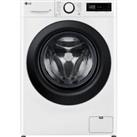 LG F2Y509WBLN1 9Kg Washing Machine White 1200 RPM A Rated
