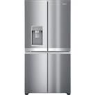 Hotpoint HQ9IMO2LG 91cm Frost Free American Fridge Freezer Stainless Steel E