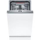 Bosch SPV4EMX25G Series 4 Dishwasher Slimline 45cm 10 Place Stainless Steel C