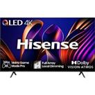 Hisense 85E77NQTUK PRO 85 Inch QLED 4K Ultra HD Smart TV Bluetooth WiFi