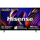 Hisense 65E77NQTUK PRO 65 Inch QLED 4K Ultra HD Smart TV Bluetooth WiFi