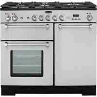 Rangemaster KCH100DFFSS/C Kitchener 100cm Dual Fuel Range Cooker 5 Burners