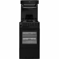 Beko KA52NEK Gas Cooker with Gas Hob 50cm Free Standing Black A New