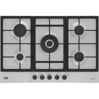 Beko HIAW75225SXE Built In 75cm 5 Burners Stainless Steel Gas Hob