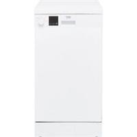 Beko DVS04X20W Dishwasher Slimline 45cm 10 Place White E