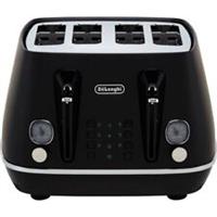 De'Longhi CTIN4003.BK Distinta X 4 Slice Toaster Black