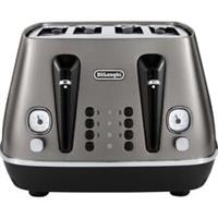 De'Longhi CTIN4003.TB Distinta X 4 Slice Toaster Titanium