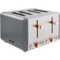 Tower T20051RGG Cavaletto 4 Slice Toaster Grey