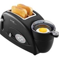 Tefal TT552842 Toast n' Bean 2 Slice Toaster Black