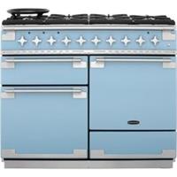 Rangemaster ELS110DFFCA Elise 109cm Dual Fuel Range Cooker 6 Burners China Blue
